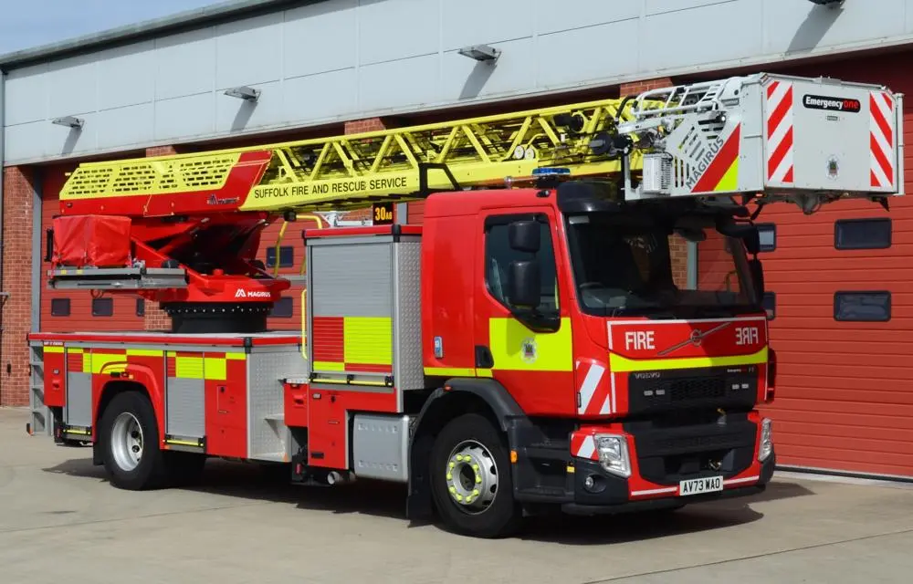 The turntable ladder appliance