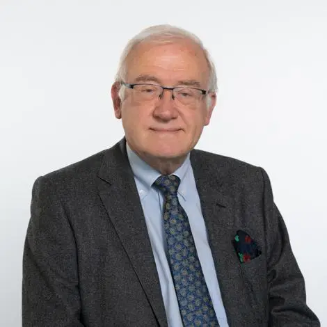 Councillor Christopher Hudson wearing suit and tie