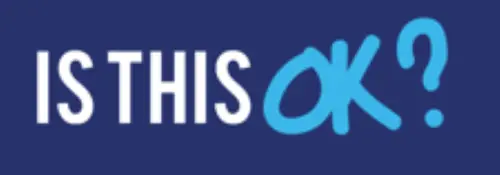 Logo for the 'Is this OK?' website