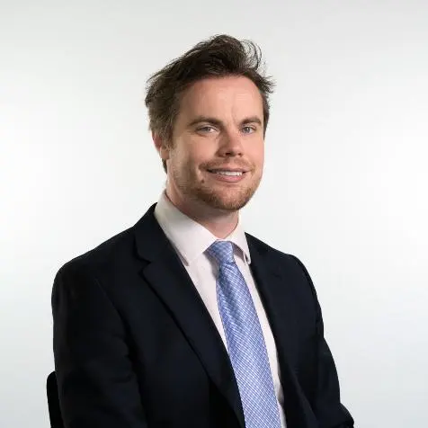 Councillor Philip Faircloth-Muton wearing suit and tie
