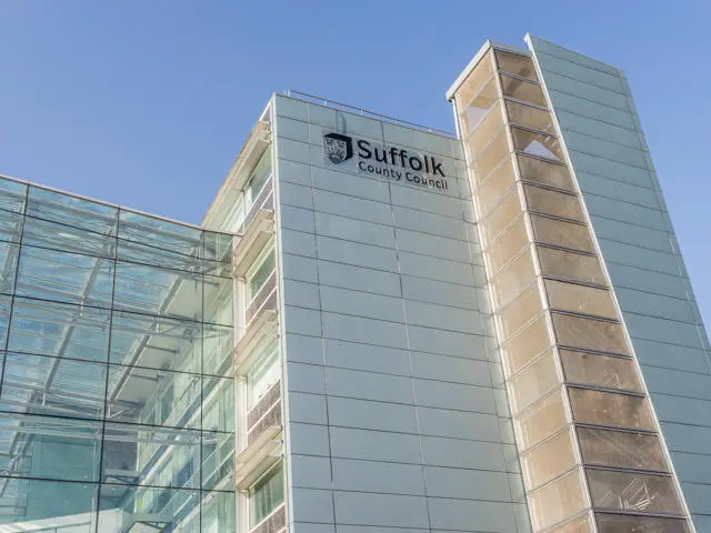 Suffolk County Council building Endeavour House in Ipswich